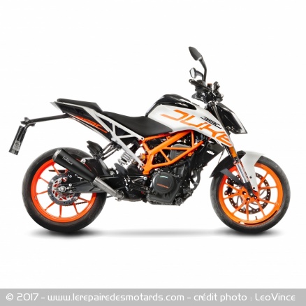 LeoVince GP One sur une KTM Duke