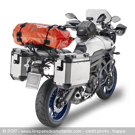 Sac de selle étanche Kappa WA405F sur un Yamaha Tracer