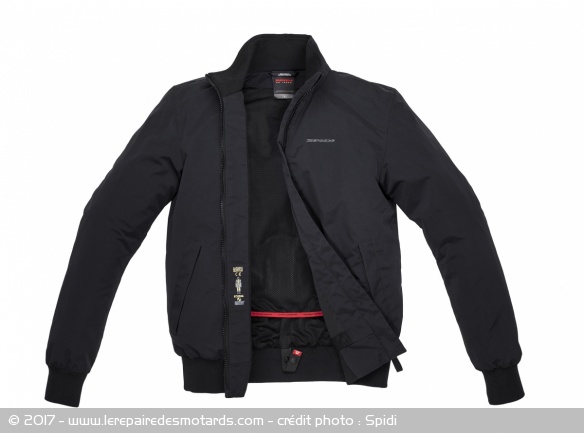 Blouson Spidi Aviator ouvert