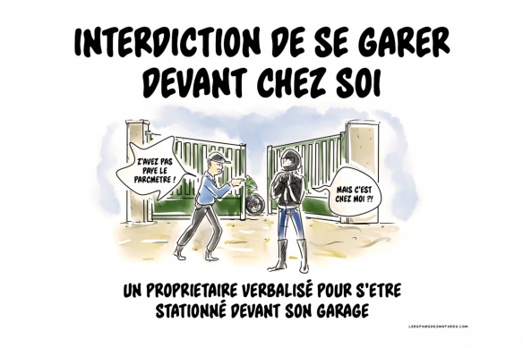 Crobard : Interdiction de se garer devant chez soi