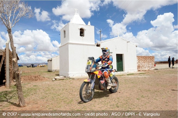 Matthias Walkner (KTM), 2e de l'étape