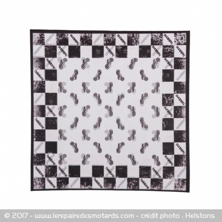 Foulards Helstons à damier