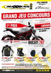 Gros lot du concours : une Ducati Monster 797