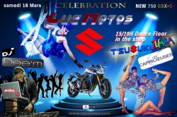 Lancement de la GSX-S 750 chez Luc Motos