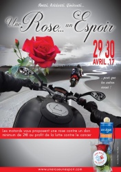 Des roses et des motards contre le cancer