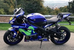 Un motard enterré avec sa moto - photo d'illustration