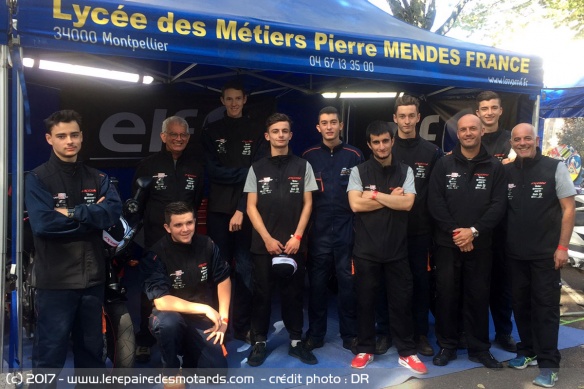 l'équipe du Lycée des métiers Pierre Mendès France