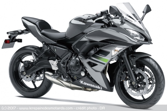 Kawasaki Ninja 650 Gris Pearl Storm