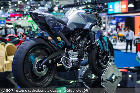 Les lignes de la 150 SS Racer sont particulièrement travaillées