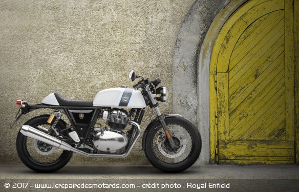 Royal Enfield 650 Continental GT, statique