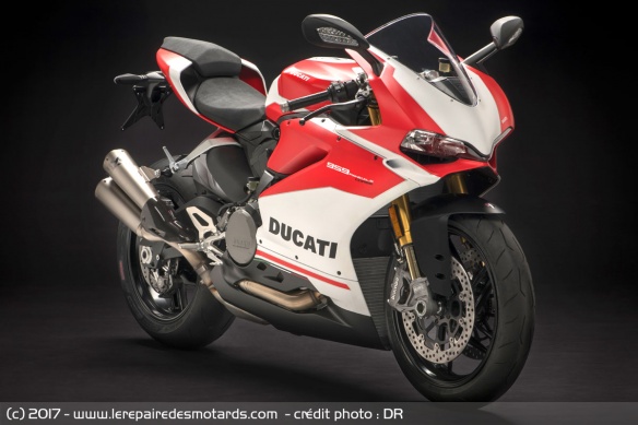 Ducati 959 Panigale Corse de 3/4 avant
