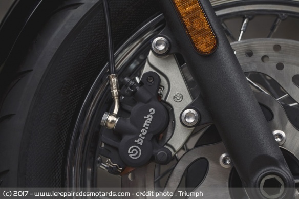 Frein de la Triumph Bonneville Speedmaster
