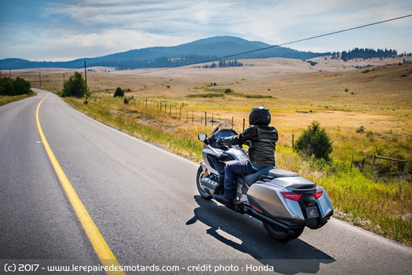 La Honda GL 1800 Gold Wing Bagger