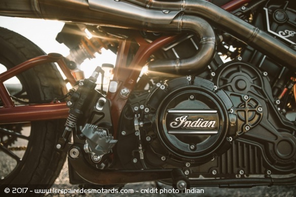 Indian Scout FTR 1200 Custom en détail