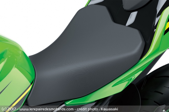 La selle est plus fine de 30 mm à sa base