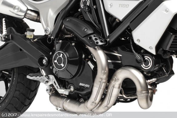 Moteur desmodue du Ducati Scrambler 1100