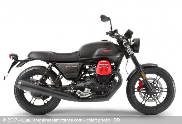 Moto Guzzi V7 III Carbon, en série limitée