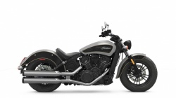 Indian Scout Sixty en gris et noir