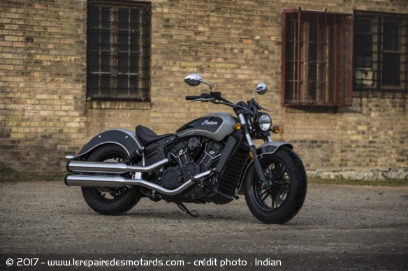 Une peinture deux tons pour l'Indian Scout Sixty