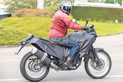 Photos du futur trail Yamaha MT-07 - crédit photo : MCN