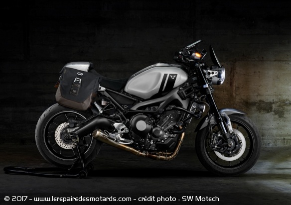 La Yamaha XSR 900 préparée par SW-Motech, vue d'ensemble