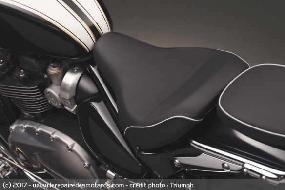 Selle de la Triumph Bonneville Speedmaster