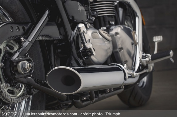 Silencieux de la Triumph Bonneville Speedmaster