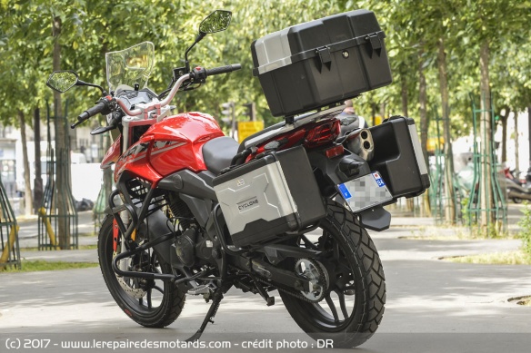 La version Grand Raid est équipée de bagages