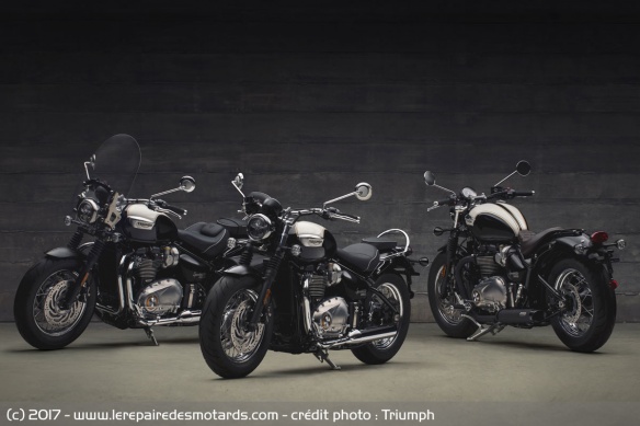 Triumph Bonneville Speedmaster accessoirisées