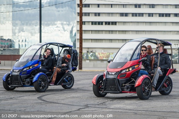 L'Arcimoto SRK est pour l'instant réservé au marché américain