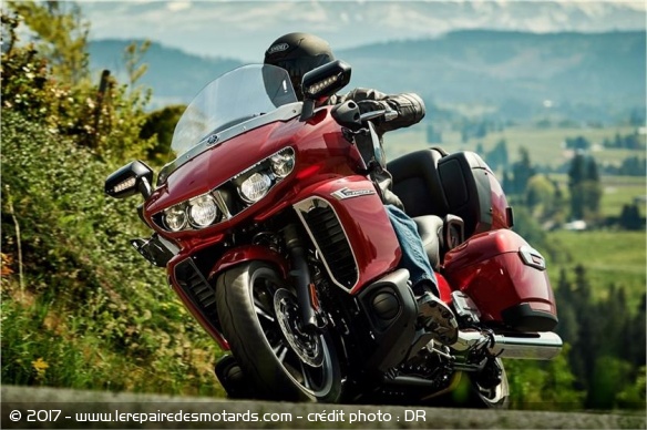 Nouveauté : Yamaha Star Venture, action vue de l'avant