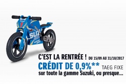 Promos Suzuki : Crédit à 0,9 %