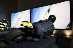 Un simulateur de pilotage MotoGP