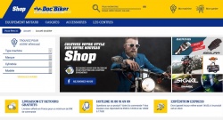 site e-commerce Doc'Biker accessoires équipements moto