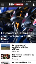Du nouveau pour le site du WorldSBK