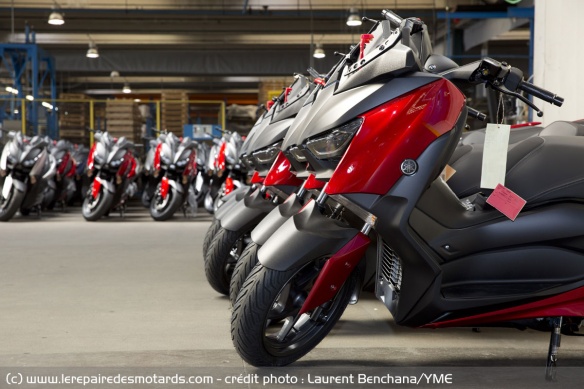 L'usine a été choisie par Yamaha pour produire la dernière génération de Xmax