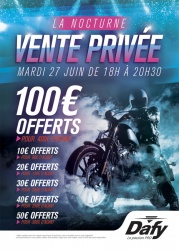 Vente privée nocturne Dafy Moto