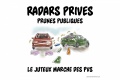 Crobard   Radars privs  prunes publiques
