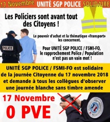 Carburants : un syndicat de police appel au 0 PV