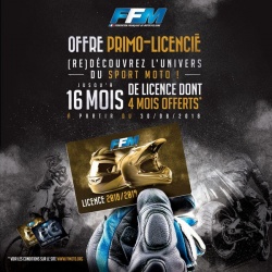 Jusqu'à 4 mois offerts sur les licences FFM