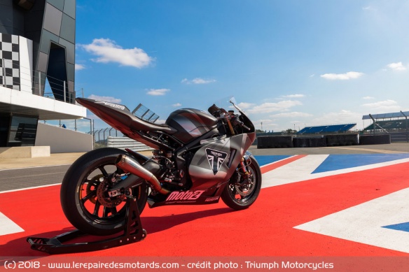 Le prototype Triumph de Moto2 Le prototype Triumph de Moto2