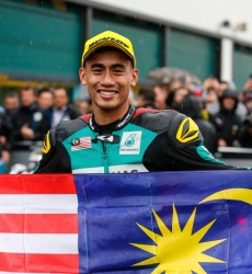 Tech3 teste Syahrin à Buriram - crédit photo : MotoGP 