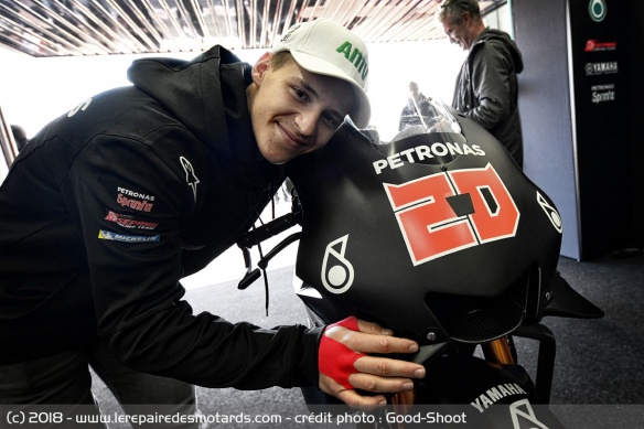 Quartararo prêt à étrenner sa Yamah YZR-M1