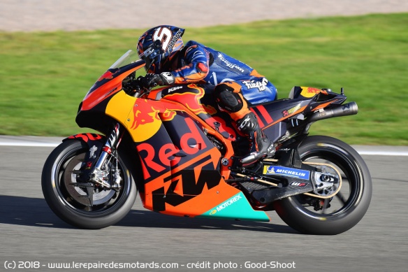 Zarco a pu découvrir sa nouvelle KTM RC16