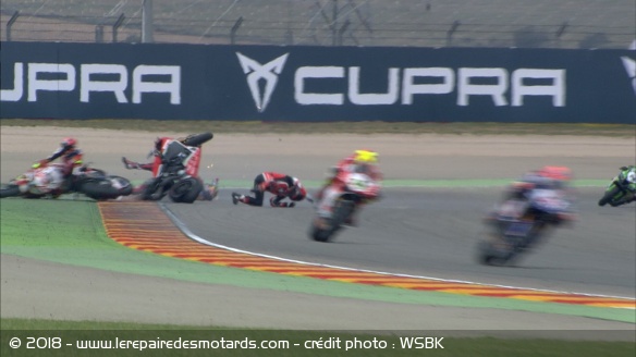 WSBK : le crash