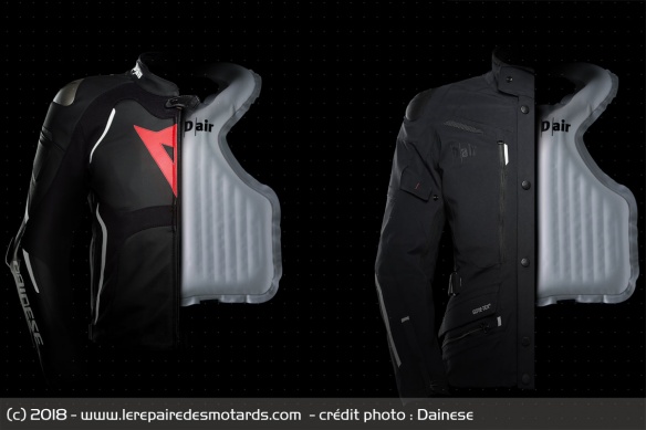 L'airbag Dainese D-Air est mieux intégré et plus léger