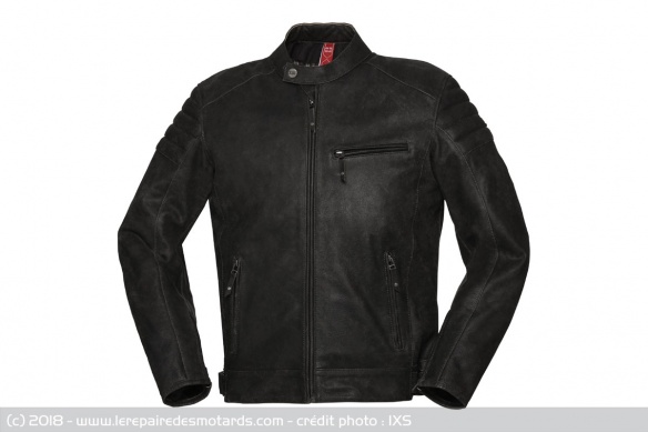 Blouson cuir IXS Classic LD Cruiser noir