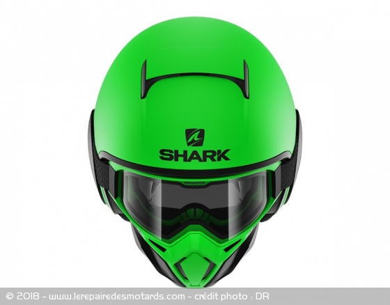 Casque intégral Shark Street Drak coloris vert