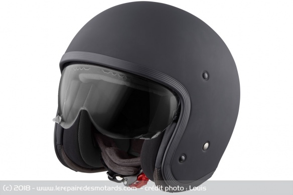 Casque jet Nishua NJX-1 noir Casque jet Nishua NJX-1 noir