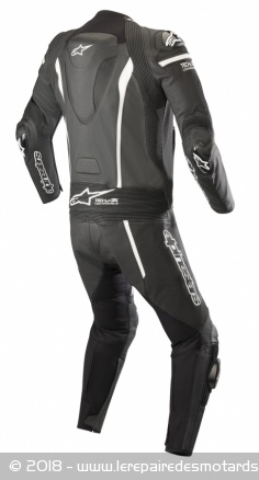 Ensemble veste et pantalon en cuir Alpinestars Missile : vue de dos